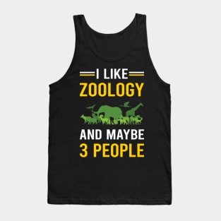 3 People Zoology Zoologist Tank Top